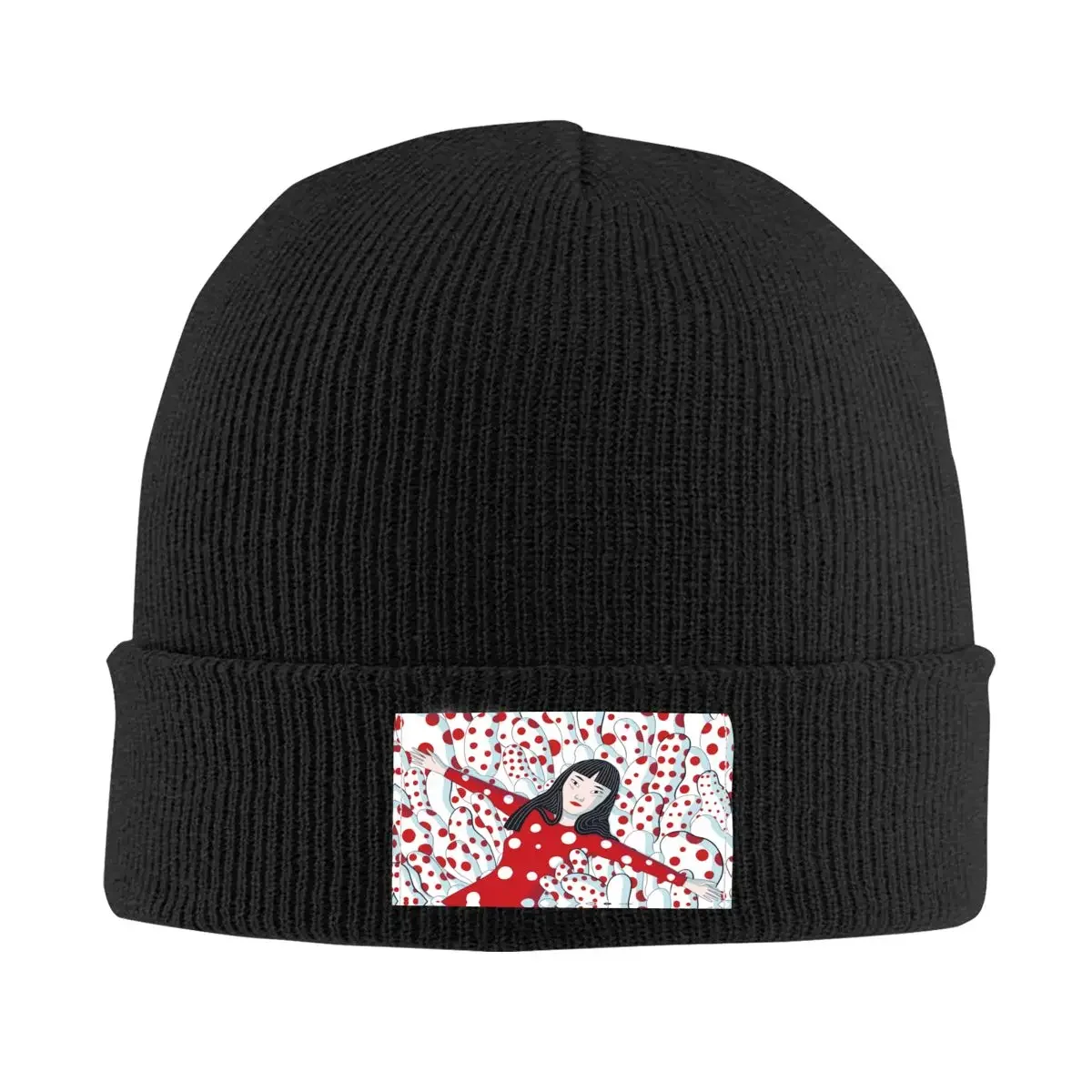 

Yayoi Kusama Abstract Art Skullies Beanies Caps For Men Women Unisex Outdoor Winter Warm Knitted Hat Adult Bonnet Hats
