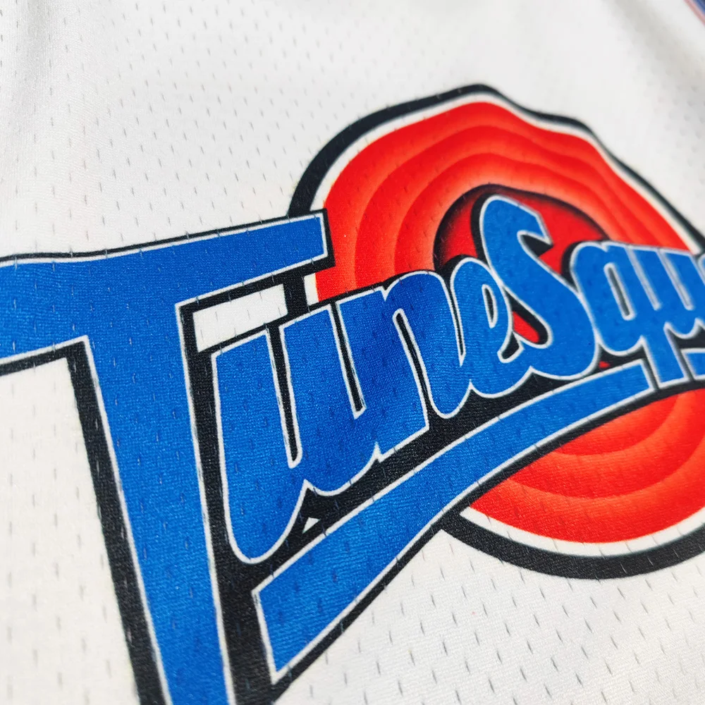 Space Jam 1996 Sublimation Printed Basketball Jerseys with Any Color Name and Number for Halloween Party
