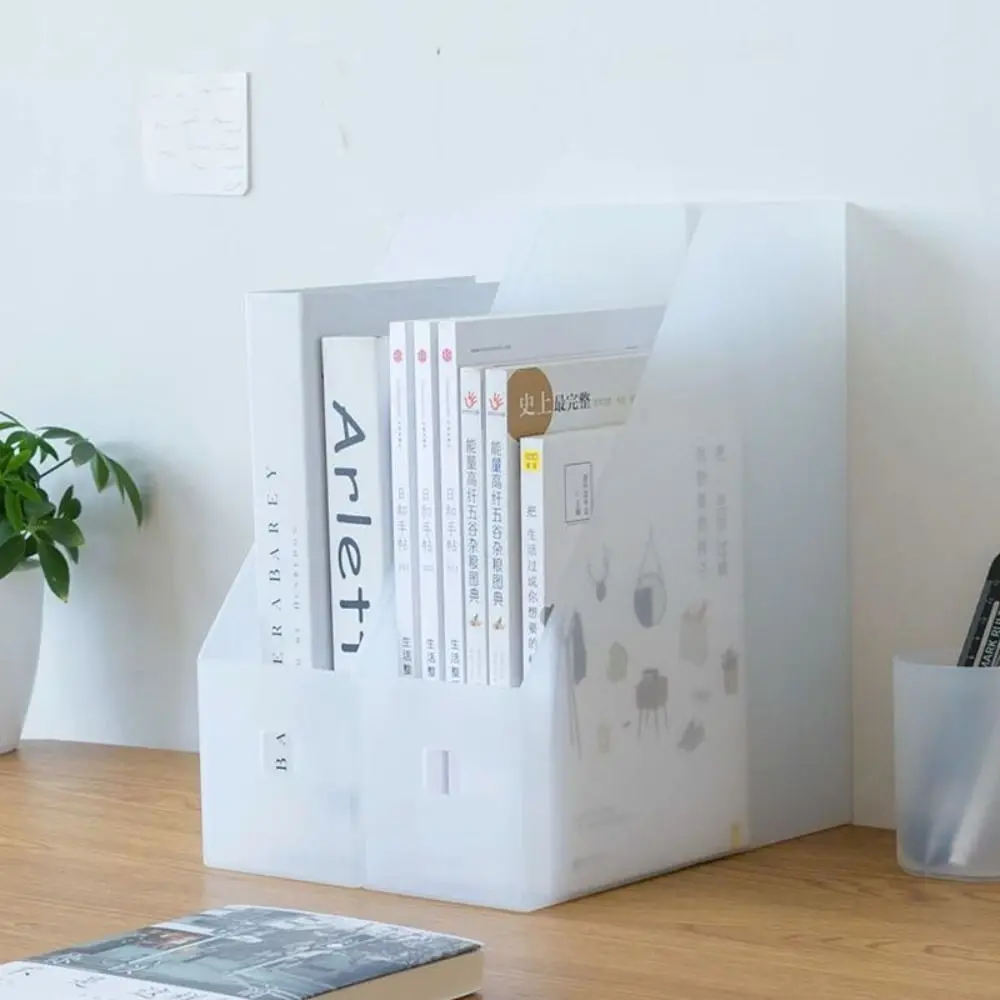 Sundries Storage Box Folding File Storage Box Paper Organizer Desktop Organizer File PP Plastic Minimalism storage box file organizer
