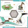 4pcs Simulation Animal Dinosaur Life Model Action Dinosaur Growth Cycle Animal PVC Toy Figures Teaching Tools Kid Baby Gift 4