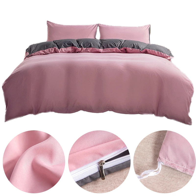 

Twin Duvet Cover Set Reversible Double Brushed Microfiber Duvet Cover Set 2/3pcs All Season Soft Duvet Cover with Zipper Closure