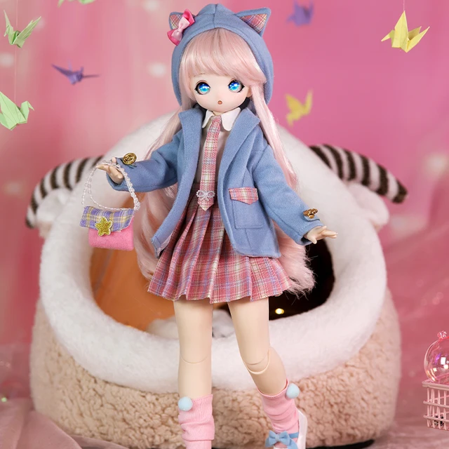 Yan DBS Doll 1/4 BJD Dream Fairy Match Girl Resin Anime Figure Carton Lala Ruru Egg ACGN SD Collection Toy 4