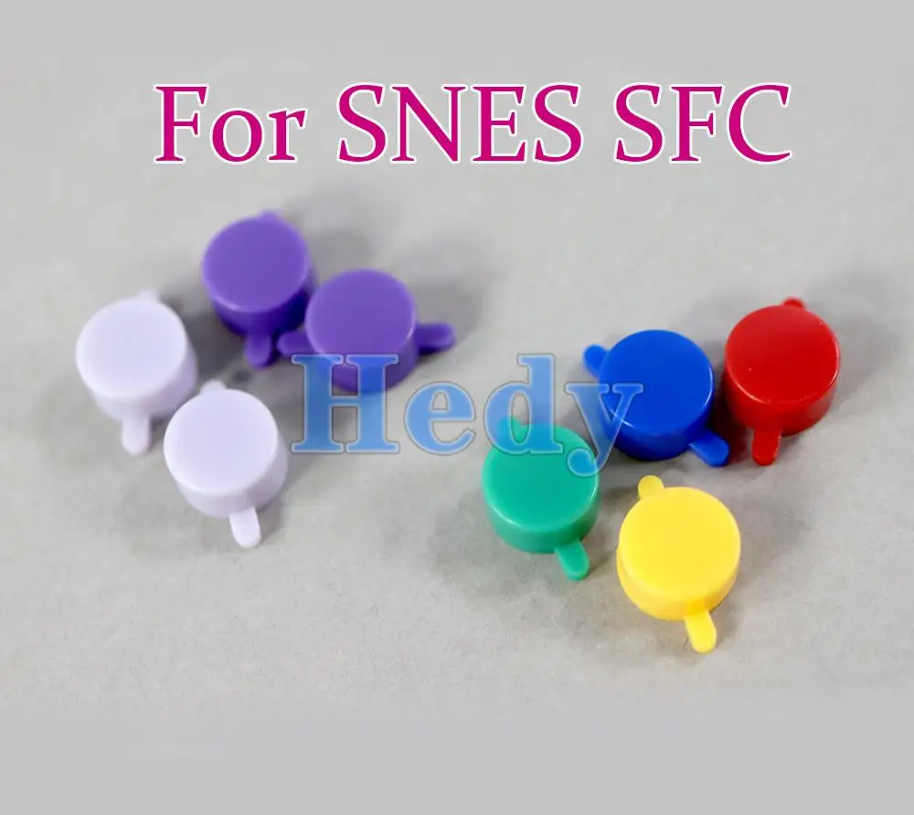 50Set Di Ricambio Per Pulsanti In Plastica Snes Super Nes Abxy Per Controller Nintendo Super Famicom