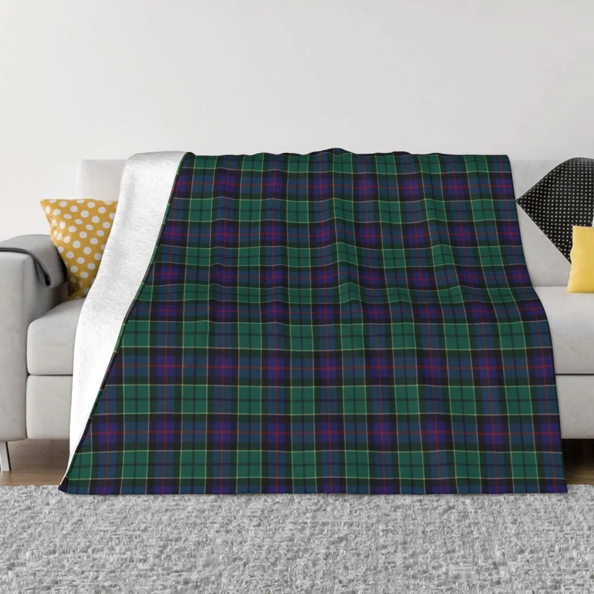 

Clan Forsyth Tartan Throw Blanket Decorative Sofas Hairy cosplay anime Flannels Blankets