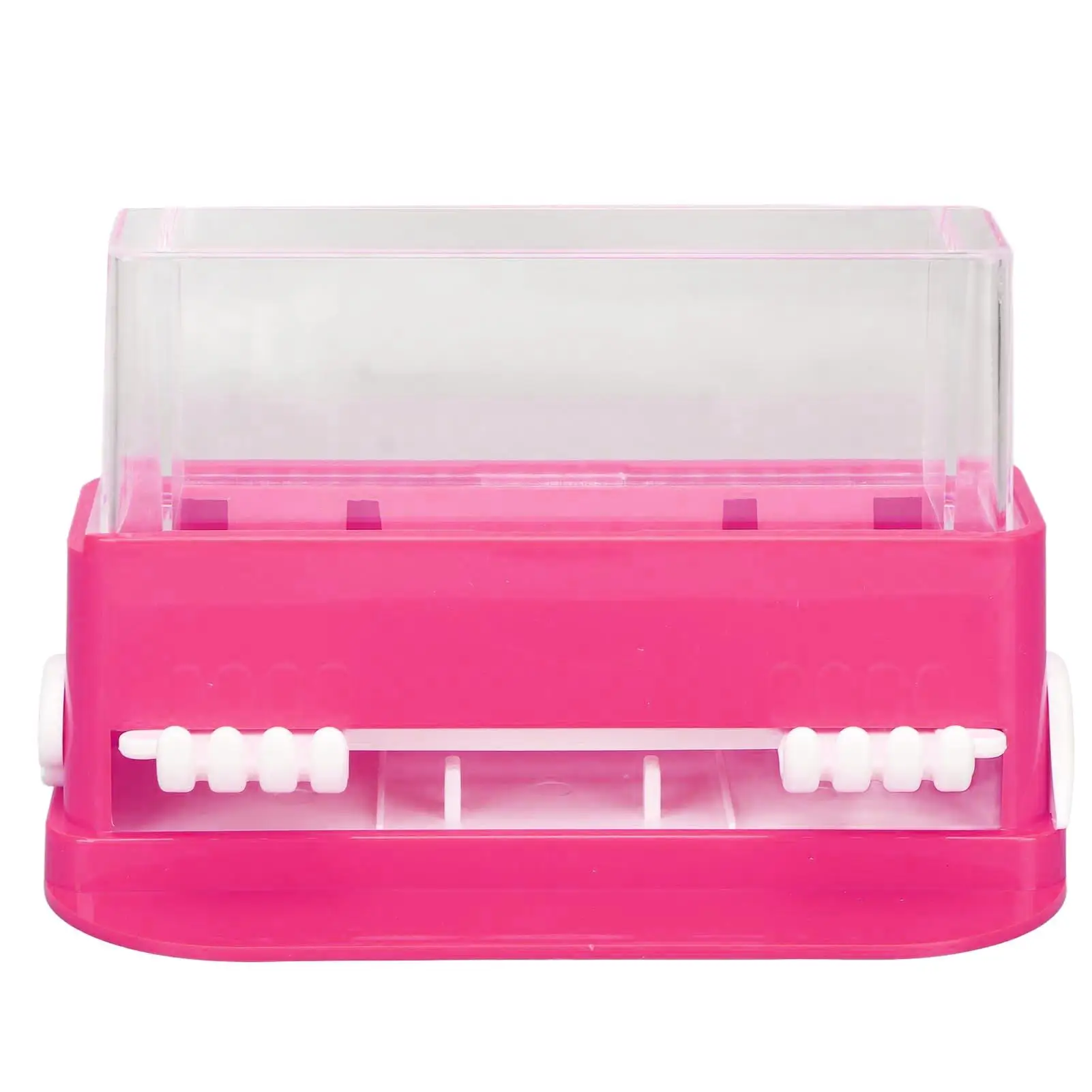

Dental Applicator Stick Holder Box - Transparent, Drop Resistant - High Capacity Dispenser for dentist