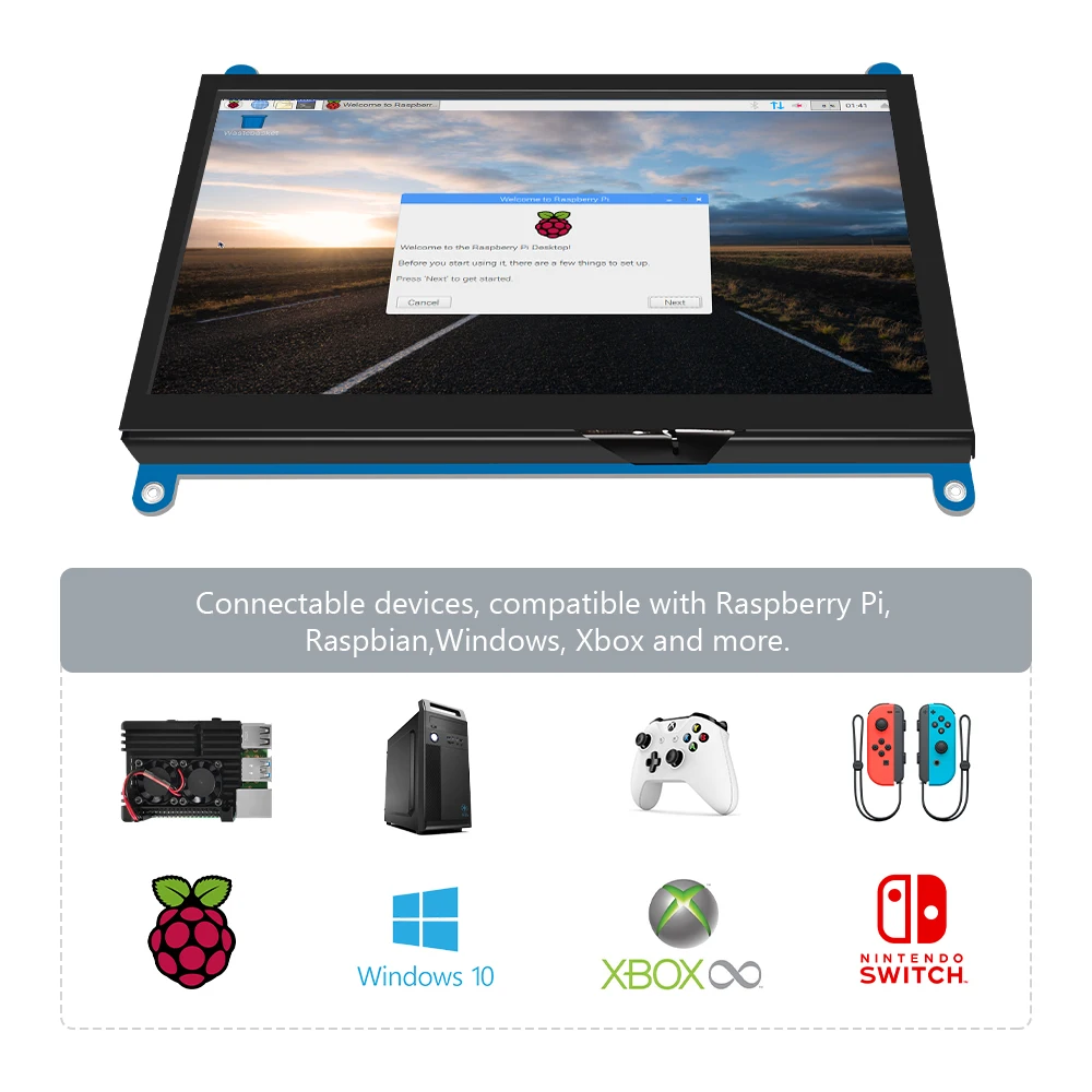 Tft Lcd Para Raspberry Pi Tela Estendida Monitor Portátil Raspberry Pi ...
