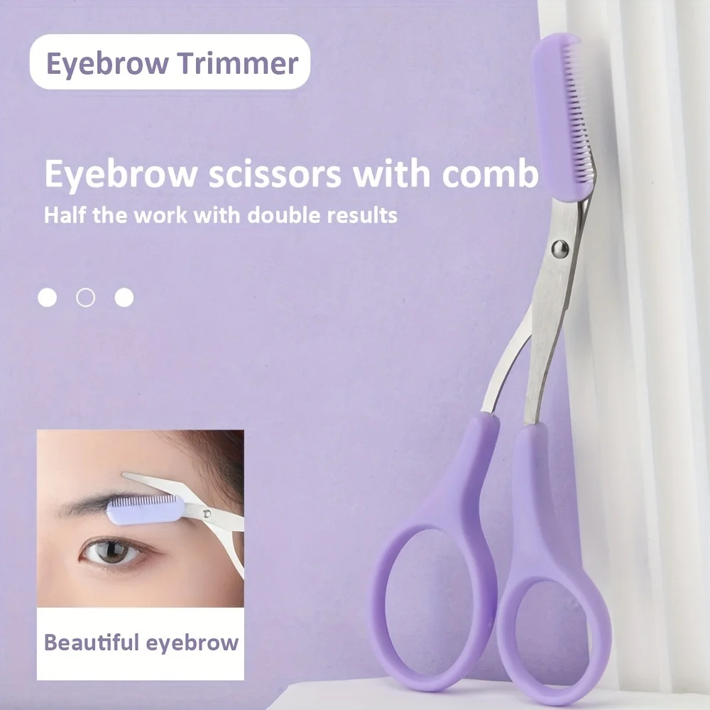 Eyebrow Trimmer Set Eyebrow Trimming Knife Face Razor Women Professional Scissors Comb Brow Trimmer Scraper Accessories Eyebrow Razor Set Eyebrow Trimmer Blade Eyebrow Scissors Eyebrow Razor Eyebrow Trimmer Eyebrow Scraper