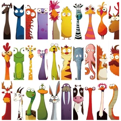 Cute Animal-Themed Bookmarks Set - DIY Creative Gifts (30PCS)