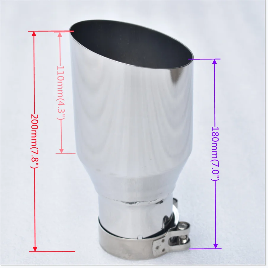 1PCS Universal Automobile Exhaust Pipe Muffler