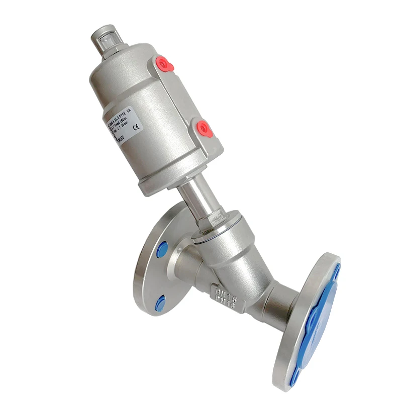 Valvola Pneumatica Flangiata In Acciaio Inossidabile Dn15 Valvola Pneumatica Normalmente Chiusa Per Gasolio A Vapore