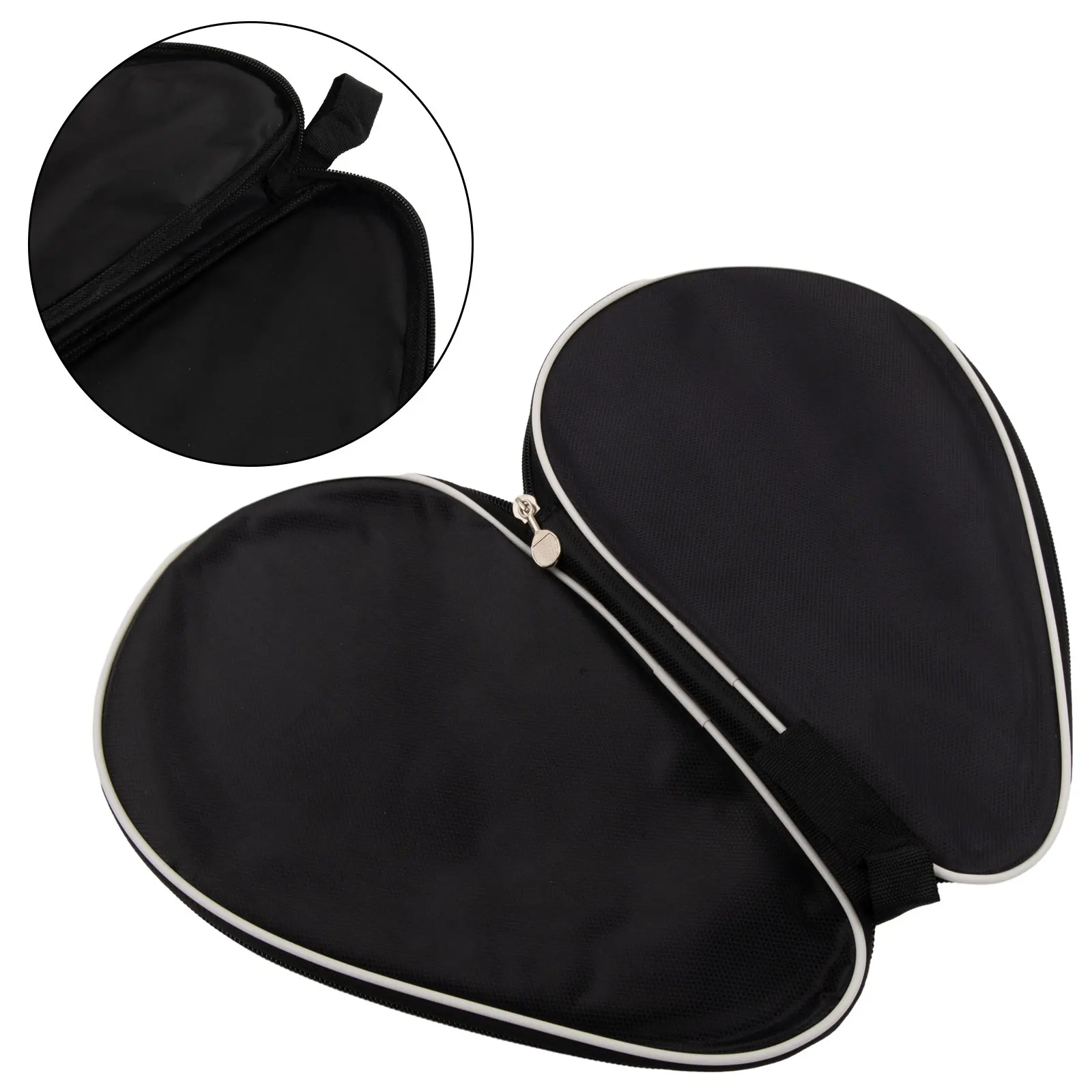 Description Picture 6 of itemBag Table Tennis Racket Dustproof Storage Bag Gourd Type Paddles Case Oxford Cloth Portable Rackets Cover High Quality Practical