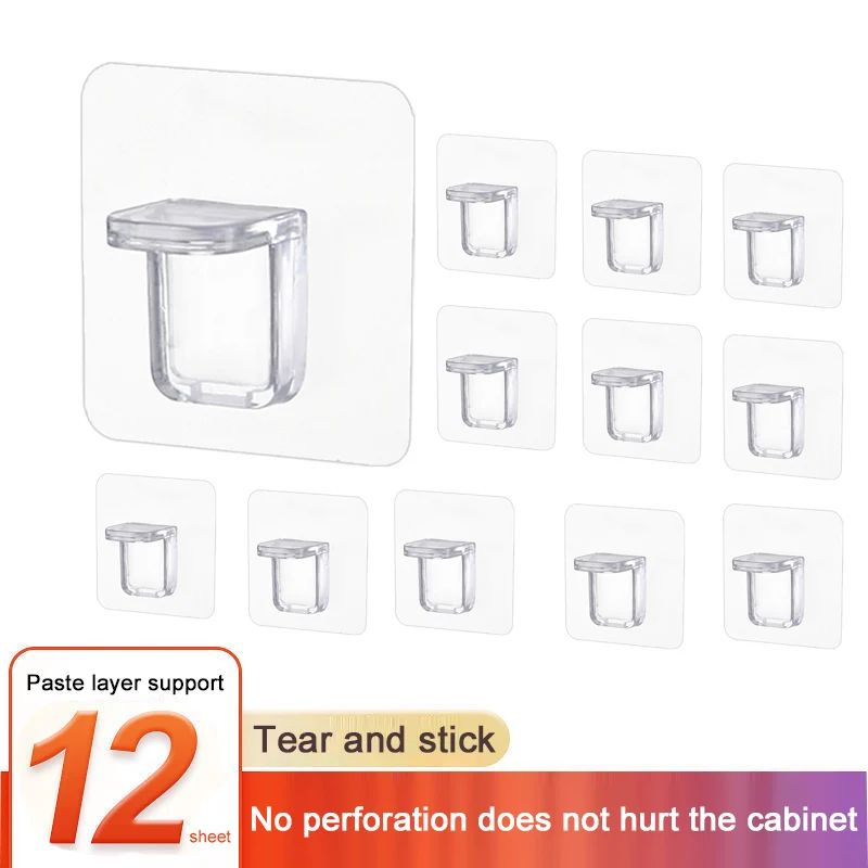 4/10/20pc Adhesive Shelf Support Pegs Shelf Support Adhesive Pegs