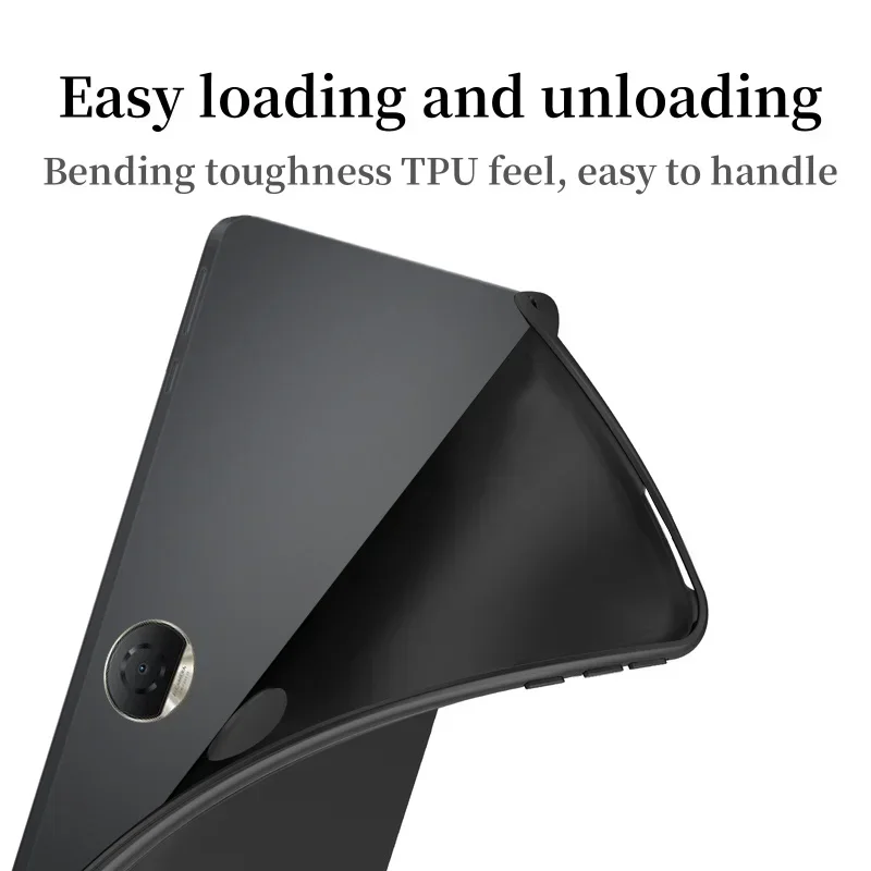 Durable Silicone Airbag Antifall Tablet Case - Soft TPU Back Cover