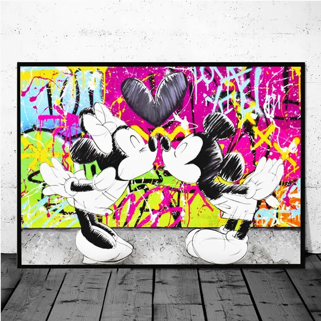 THE ART OF MICKEY MOUSE ミッキーマウス アートポスター ANDY WARHOL RARE 1981 