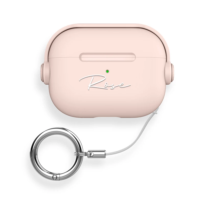 Personalized Customizable Laser Engraved Name Earphone Case in Soft TPU