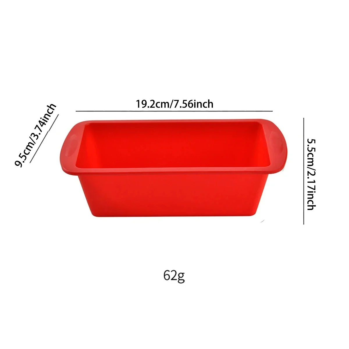 Silicone Nonstick Bread Loaf and Cake Mold - Kitchen Pastry Tool