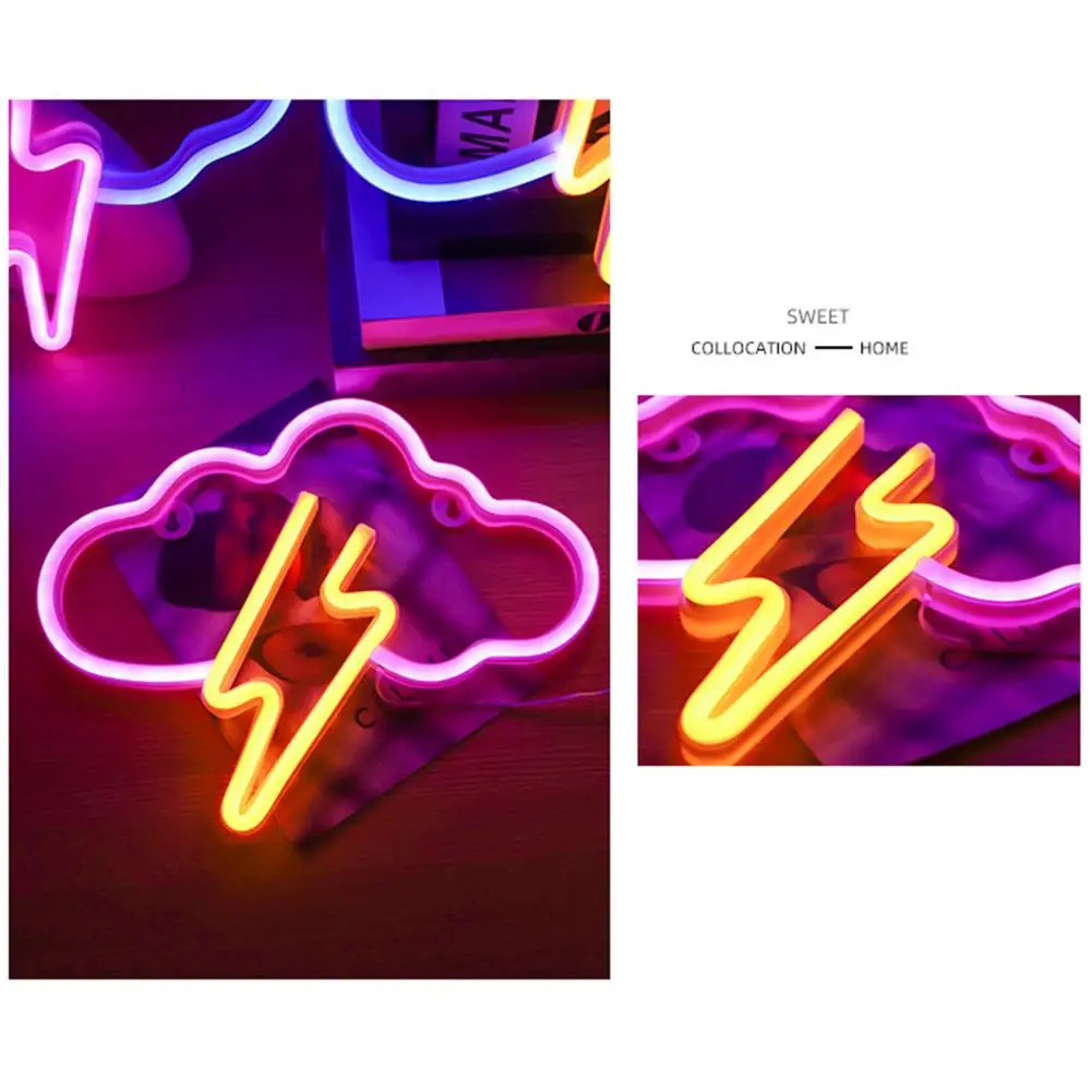 

Cloud Neon Sign Low-Power Consumption LED Cloud Lamp Flicker Free Decorative Attractive Cloud Neon Sign Lamp Photography Prop