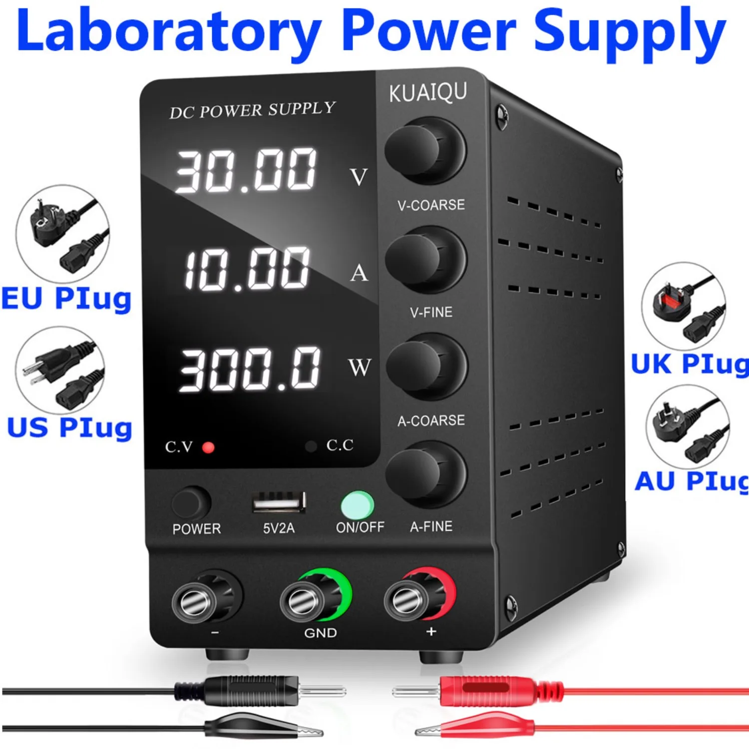 

DC Laboratory 30 V Volt 10A AC 110V 220V Regulated Power Supply Adjustable DC 60V 5A Regulator Stabilizer Switching Bench Source