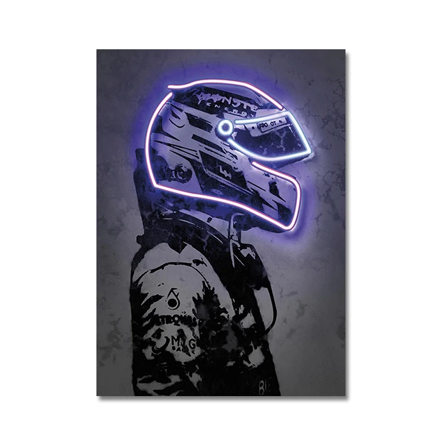 بارد دراجة نارية الصبي غرفة جدار الفن الديكور اللو...