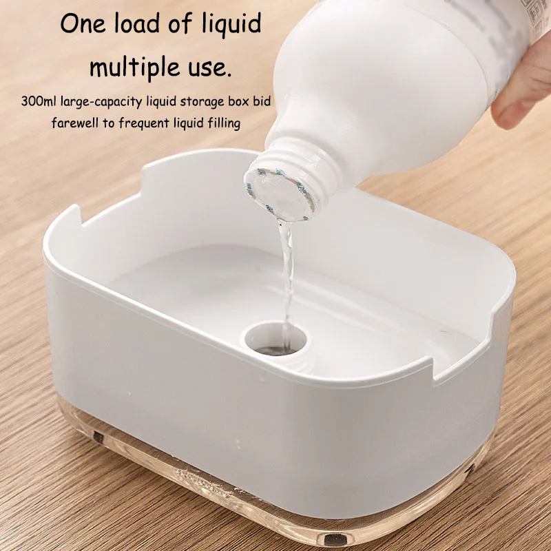 Liquid Soap Dispensers Kitchen Detergent Large Capacity Soap Dishes Dispenser Kitchens Accessories Sink Dish Foam Fixture Home soap dispenser