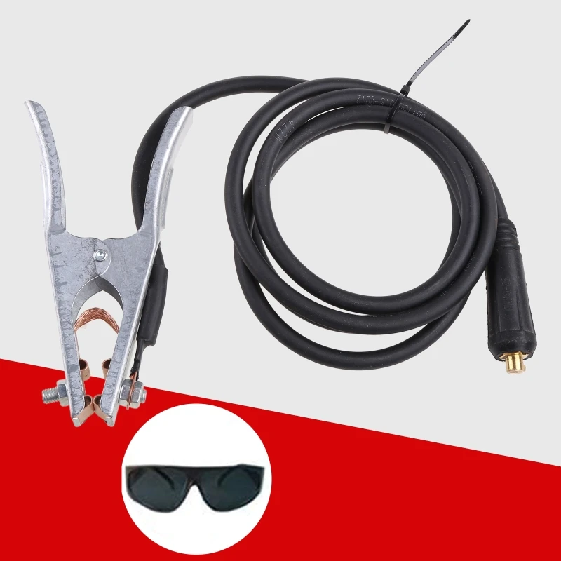 200-Amp Welder Electrode Holder Stick Rod Stinger Copper Plier Electrode Clamp 2 Meter Long Cable For Welding Machine