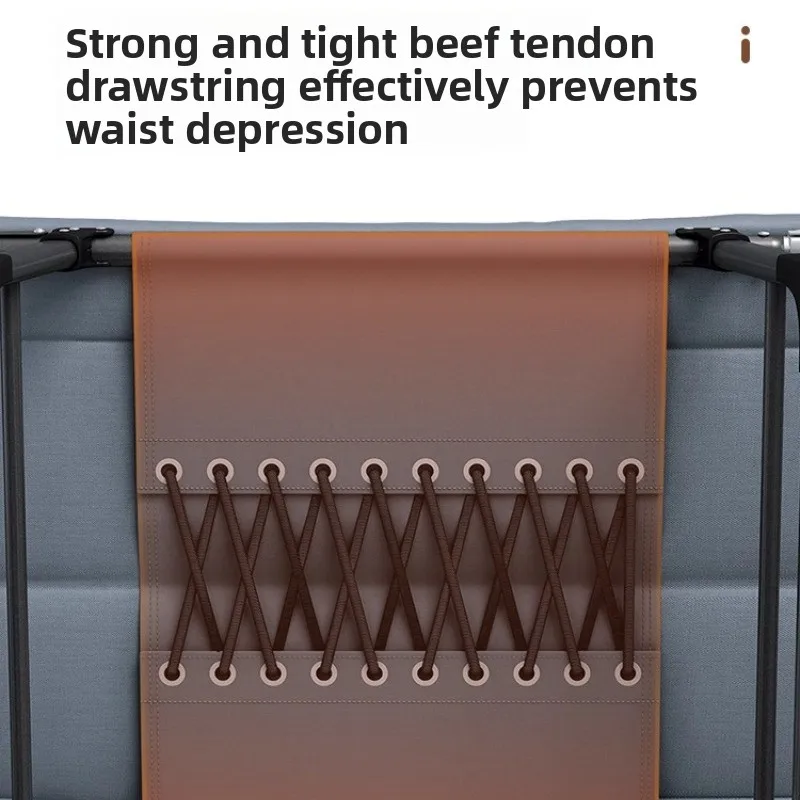 Ergonomic Office Single-Person Foldable Compact Portable Multi-Function Hospital Care Military-Grade Noon Nap Lounger Nap Bed