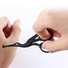Nose Ear Hair Removal Stainless Steel Facial Small Scissors for Men Women Curved and Rounded Safe Clippers for Nose Hair Cutting 3