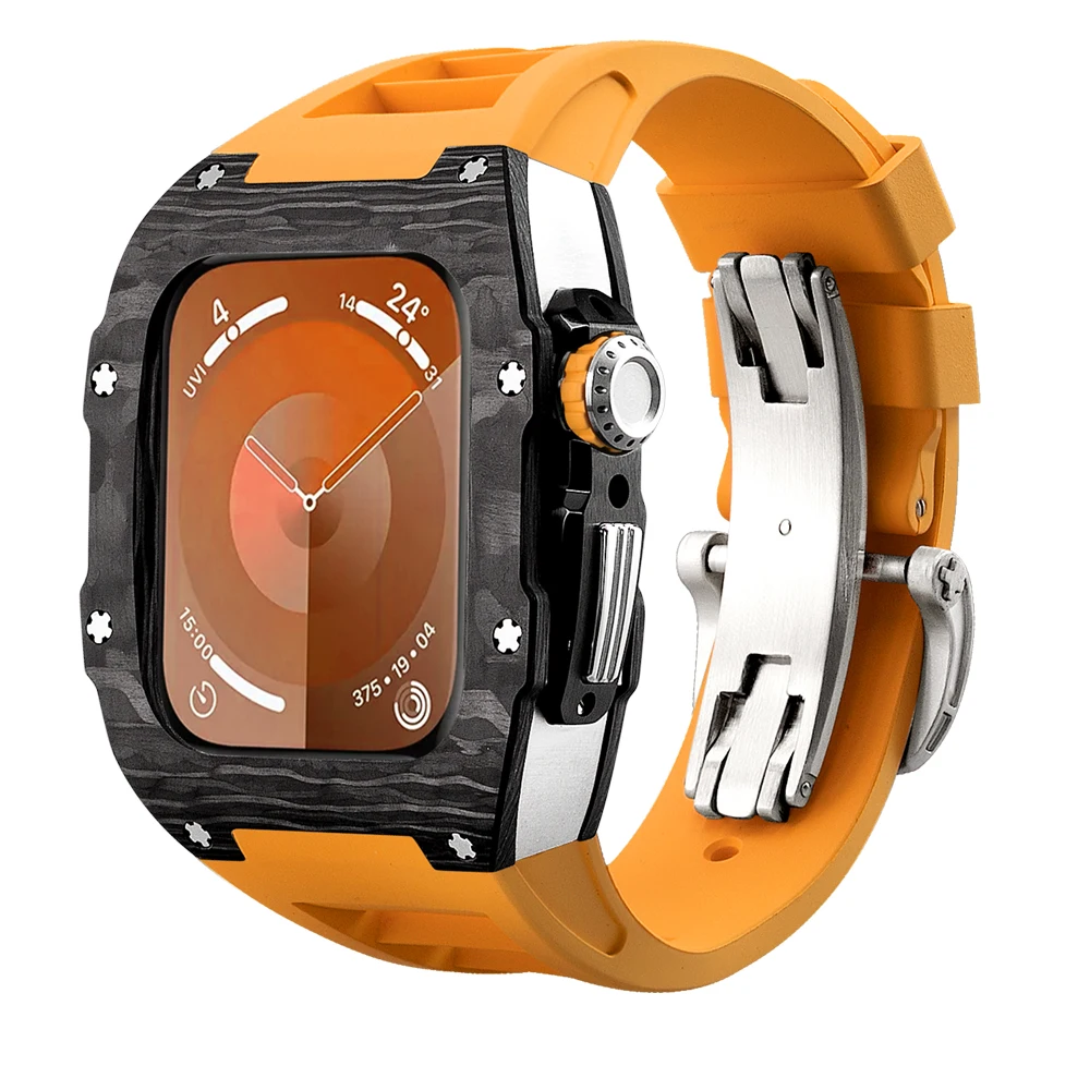 Carbon-Fiber-Case-For-i-Watch-Modification-Kit-Mod-Kit-for-apple-watch ...