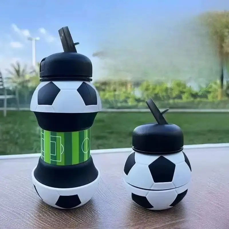 Folding Cup Outdoor Sports Kettle Household Silicone Creative Portable Anti Fall Leak Proof Children's Water Cup