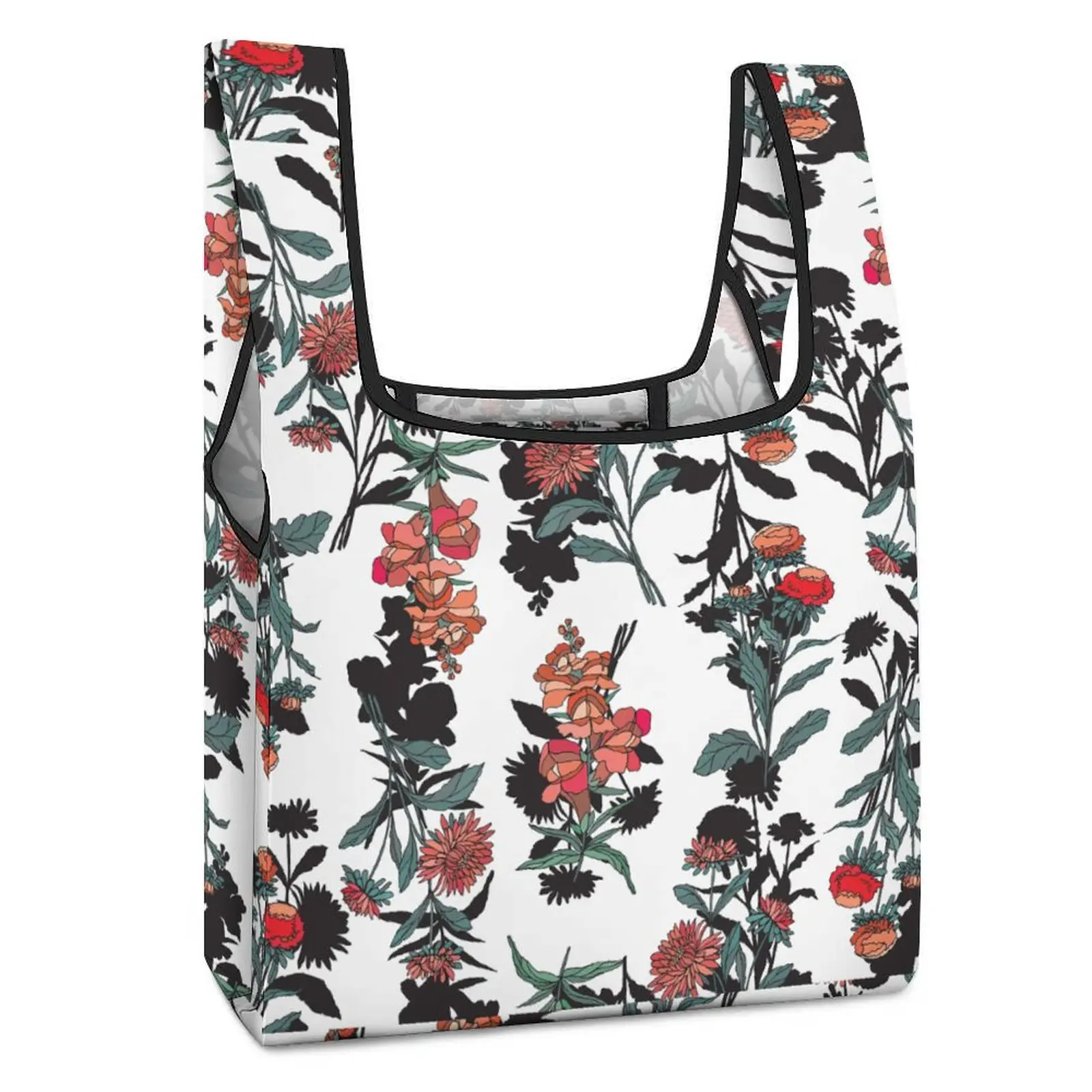 Shopper Bag Waterproof Foldable Shopping Bags Double Strap Handbags Plain Totebag Top-Handle Bag Shoping Bag Supermarket