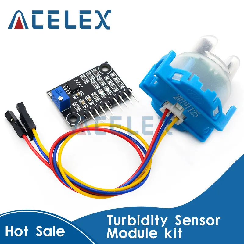 Turbidity Sensor Suspended Turbidity Value Detection Module Kit Liquid ...