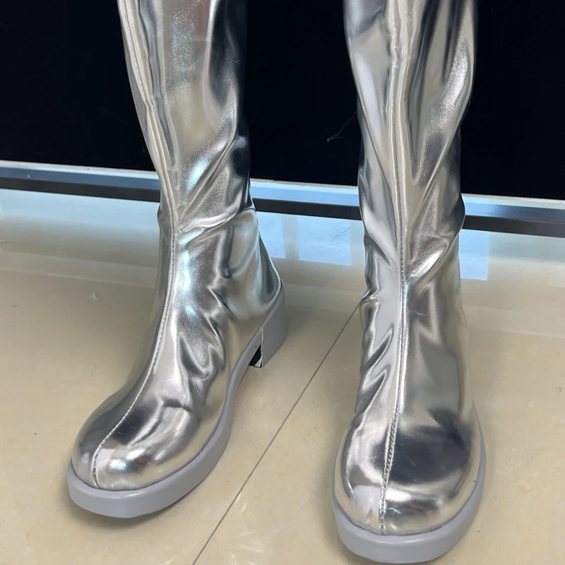 Hazbin Lute Wig Perücke Halo Angel Cosplay Kostüm Shoes Hotel Fight Boots Carnaval Silver Color Anime Cosplay Prop 29