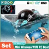 Mini WIFI RC Boat Six-way Submarine Diving Real-time Transmission Underwater Camera Speedboat Photo Video Toys Christmas Gifts 1
