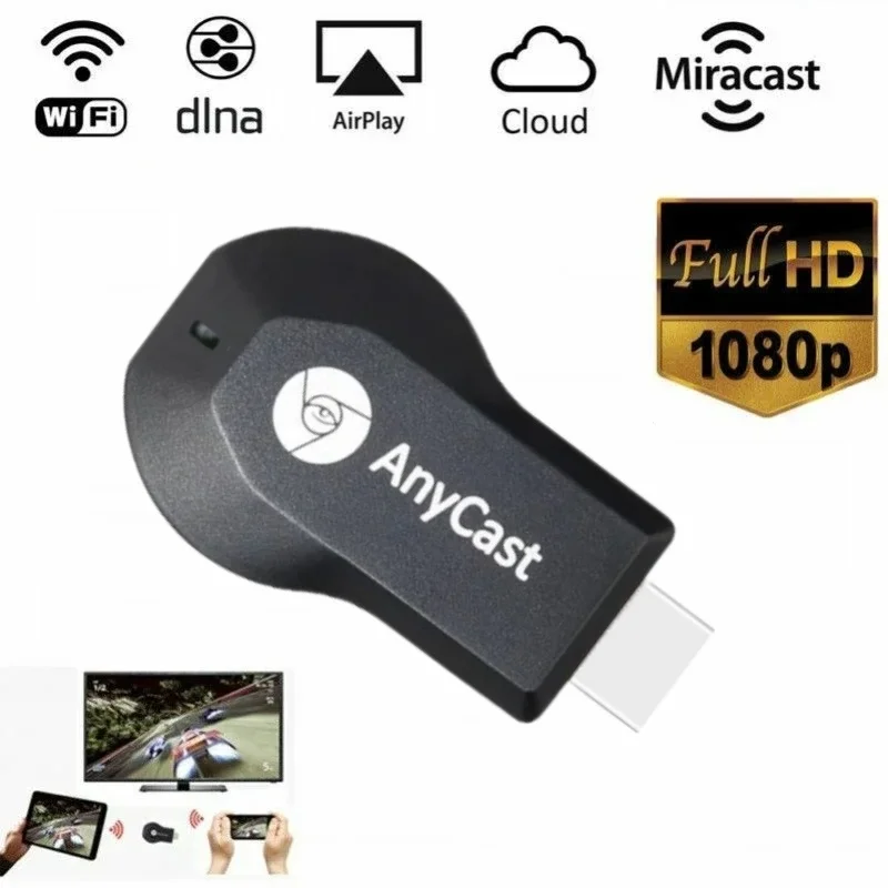 1080P M2 Wireless WIFI Display HDMI-Compatible TV Dongle Receiver for DLNA Airplay Miracast for Any Cast for IOS Android Phone