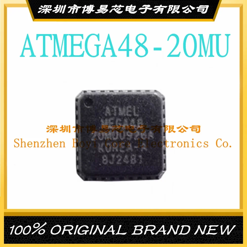 ATMEGA48-20MU Package MLF-32 New Original Genuine Microcontroller IC Chip (MCU/MPU/SOC) atmega48 20pu atmega48v 10pu atmega48pa pu atmega48pv 10pu atmega48 atmega48v atmega48pa atmega48pv atmega ic mcu chip dip 28