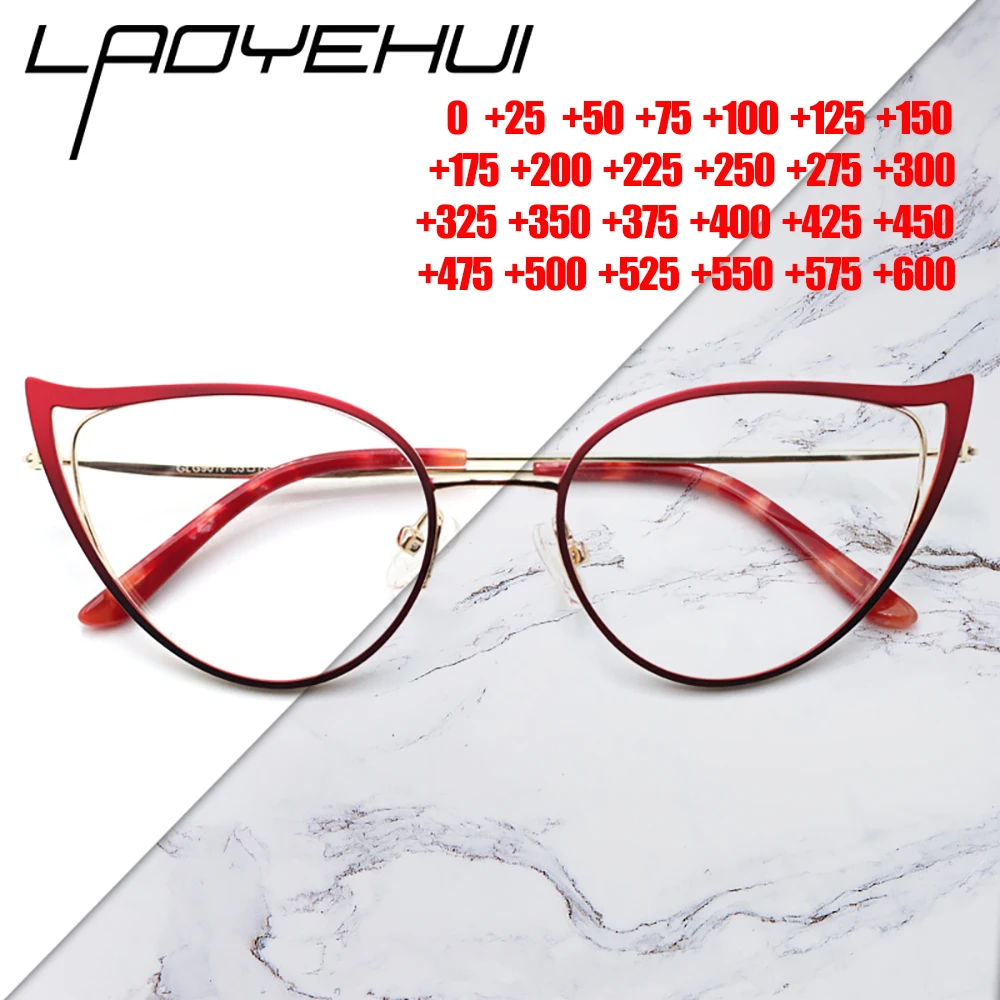 Anti Blue Light Glasses Anti Blue Light Glasses Frame Women Prescription Optical Cat Eye Glasses Women's Eyewear Eyeglasses Frames Reading