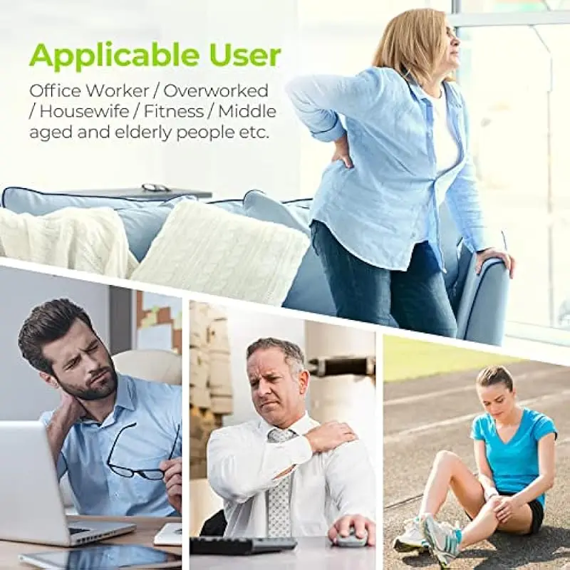 Tens Machine Muscle Massager Body Relaxation Therapy 8Mode Pulse Massage for Neck Back Meridian Physiotherapy masajeador muscula