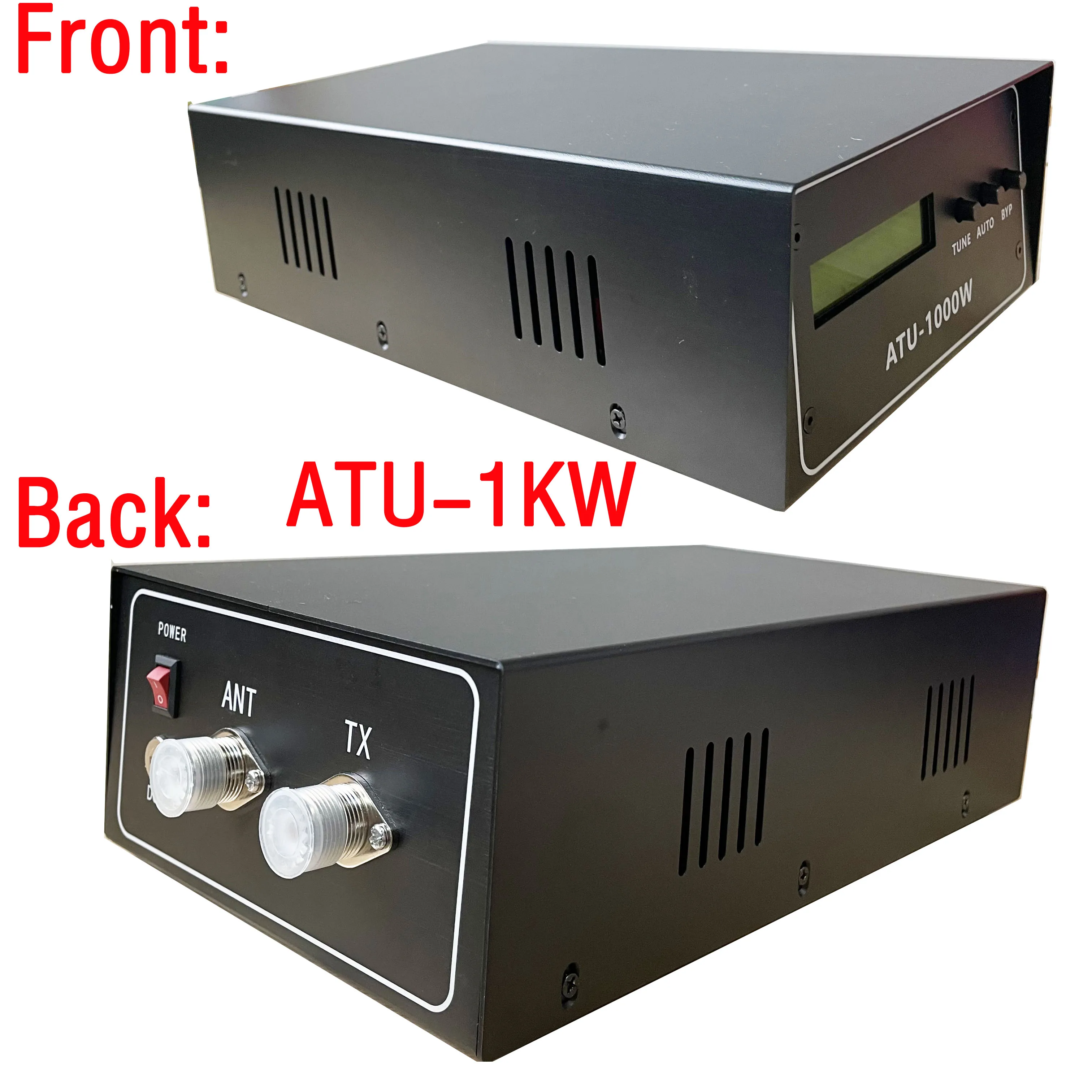 ATU-100 upgraded ATU-1000 ATU1000 ATU-1KW Automatic Antenna Tuner 7x7 (ATU-1000W by N7DDC) assemble with case 2