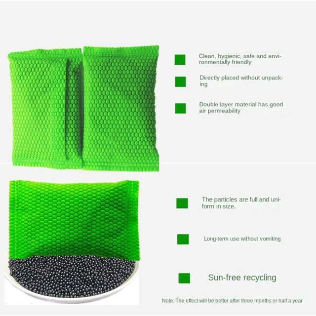 Természetes Légtisztító Táska Szag Felszívja A Bambusz Faszén Légfrissítő Dezodor Új Ház Dekorációt - Image 6