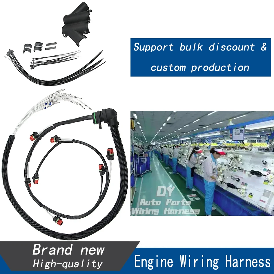 22248490 for Volvo Truck FMFH D13 2007- Engine Injector Harness OEM Wire Harness Cable, Durable Wire Assembly