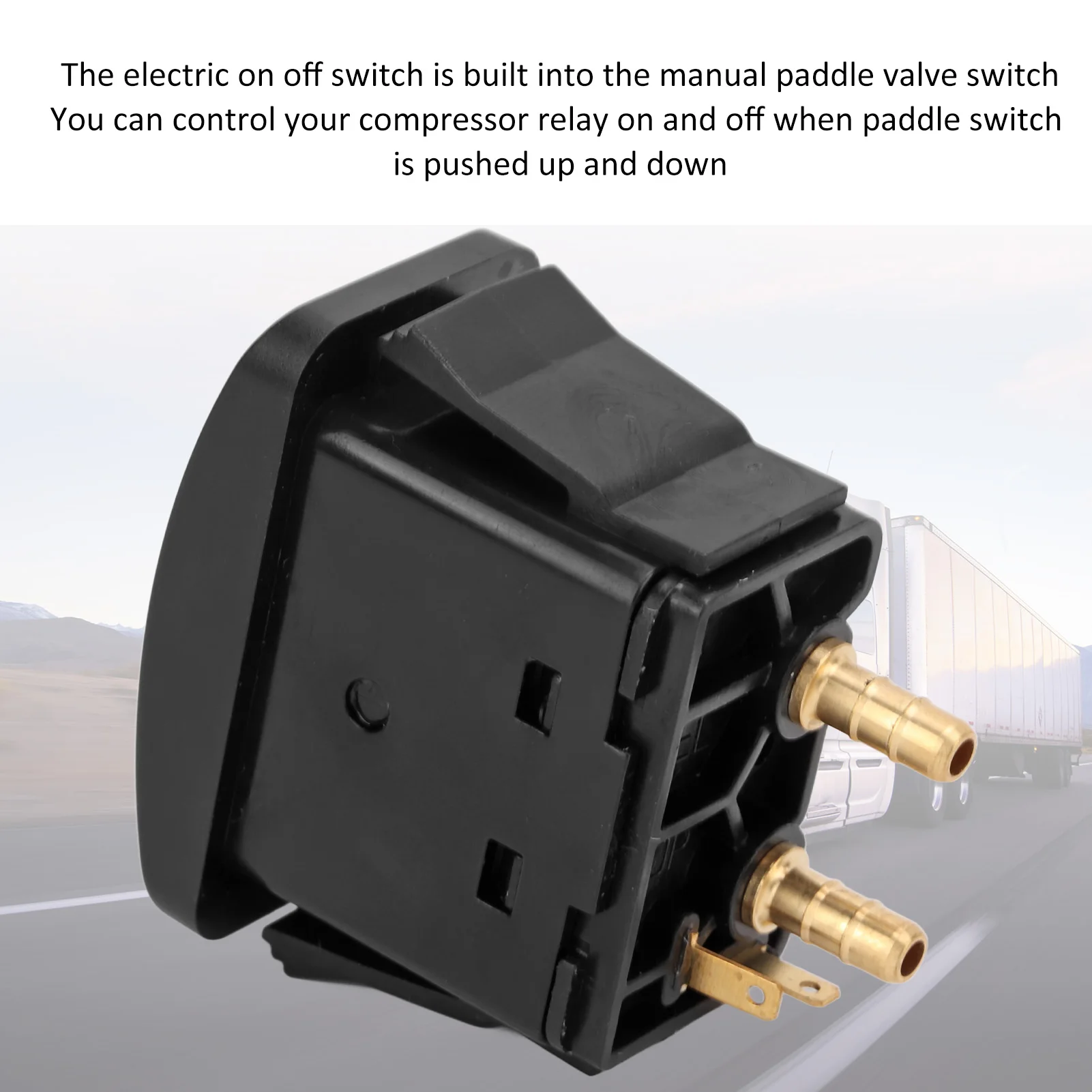 Electric Manual Truck Air-Pump Seats Control Spring Start Switch Paddle Valve For Car Truck Seats Pneumatic Adjustment