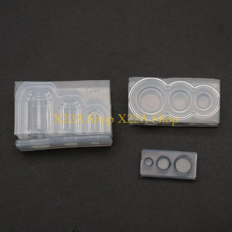 독특한 수제 3D 미니 잼 병 물 항아리 펜던트 Miniture 음식 놀이 UV 수지 주조 금형 실리콘 금형 쥬얼리 만들기