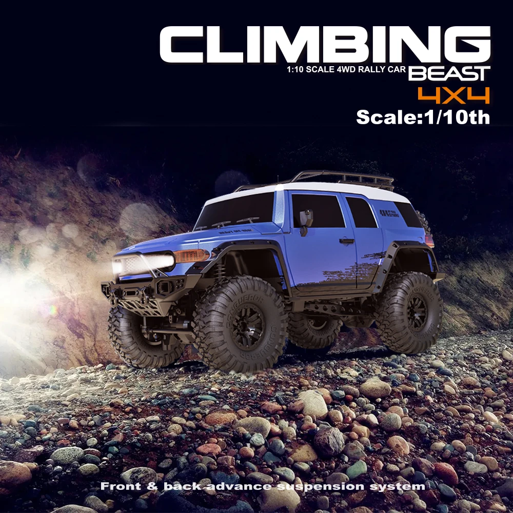 HB Zp1005/zp1010 Remote Control Car 2.4g 4wd simulation Rc Car All-terrain 15km/h 1:10 Off-road Monster Truck Toy For Boys Gift 2