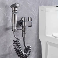 2025 ใหม่ทองแดงมือถือห้องน้ํา sprayer, bidet ก๊อกน้ํา, หัวฝักบัว,สุขาภิบาลห้องน้ําก๊อกน้ํา, double outlet bidet 4
