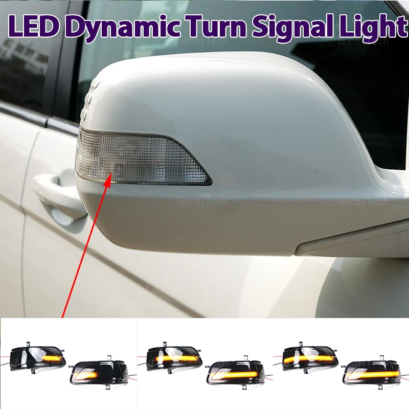 

LED Dynamic Side Mirror Turn Signal Light Indicator Blinker Sequential Lamps for Honda CRV CR-V 2007-2011 Crosstour 2011-2016