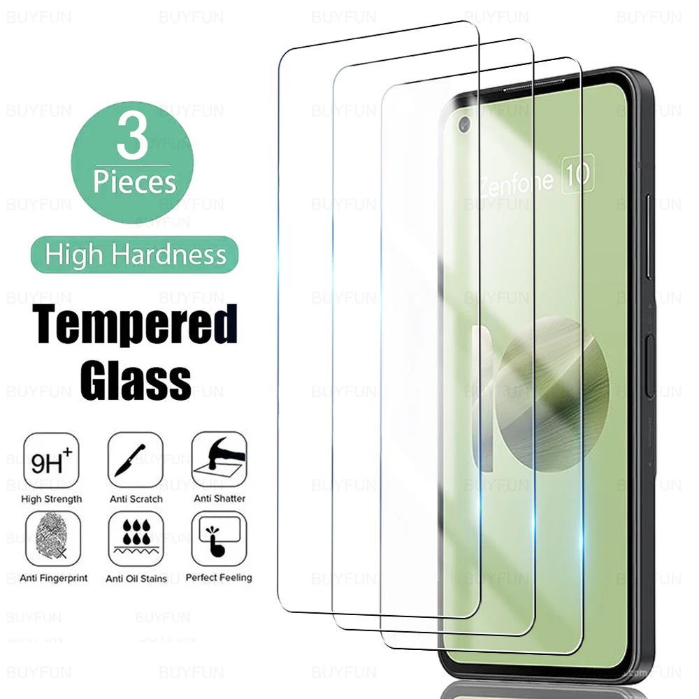 

3 шт. Zenfone10 9H закаленное стекло для Asus Zenfone 10 5G 2013 прозрачная передняя защитная пленка прозрачная защита экрана AI2302