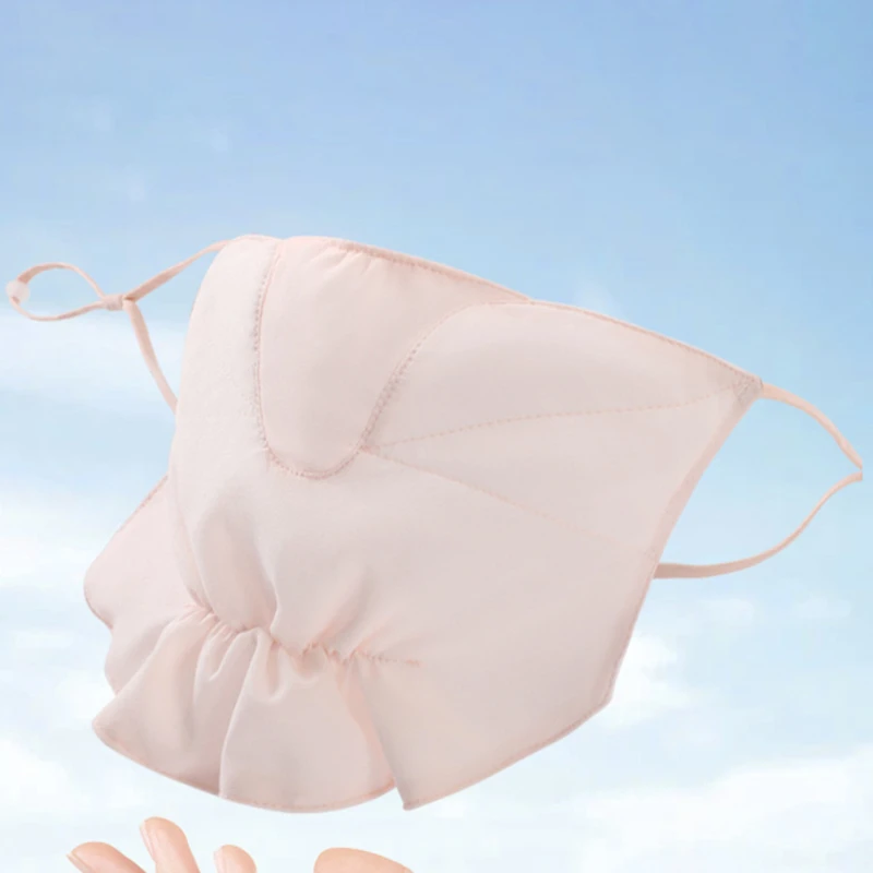 Multiple Styles New Sunscreen Mask Women's Outdoor Driving Cycling UV Resistant Sand Dust Prevention Chiffon Masks Breathable