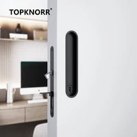 ล่าสุดกระเป๋าประตูเลื่อนประตูล็อคห้องเลื่อนประตูสําหรับภายในล็อคอุปกรณ์ห้องน้ําสไลด์ฮาร์ดแวร์ที่มองไม่เห็น ENTRY Hook 6