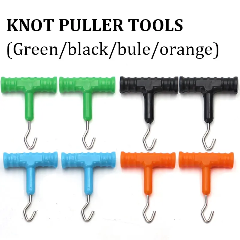 2 stücke Karpfen Angeln Werkzeuge Haar Rig, Der Puller Knoten Werkzeug Für Angeln Hooklink Knoten Ausrüstung Mit Haken Zubehör Tackle – Detail 3