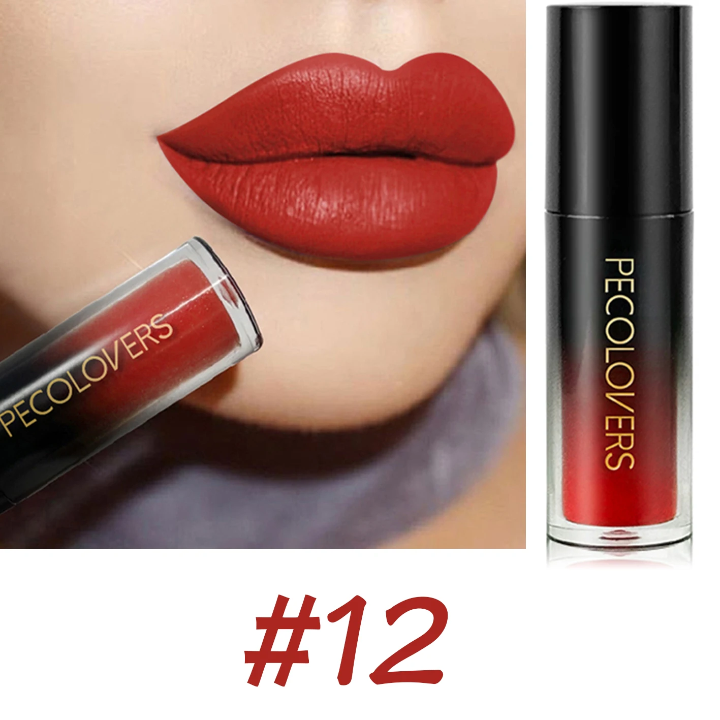 Lipstick Lip Gloss Makeup Waterproof Velvet Non-stick Cup Lip Tint Matte Long Lasting Sexy Red Brown Nude Liquid Lip Stick S32a1bfdb930f42409c55ae2f17dc2676j